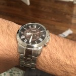 Grant Chronograph Stainless Steel Watch FS5628 Fossil