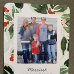 Holiday Holly Frame 5x7 Stationery Card By Stacy Claire Boyd Shutterfly