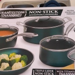 GraniteStone Diamond Blue 2.5 Qt. Non-Stick Sauce Pan with Lid - Kenyon  Noble Lumber & Hardware