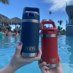 YETI Rambler Jr 12 Oz Kids Bottle Reef Blue - Backcountry & Beyond