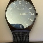 Two-Hand SKW6829 Stainless Ultra Charcoal - Watch Grenen Slim Steel Mesh Skagen