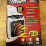 Handy Heater Turbo 800 Wall Outlet Ceramic Space Heater - Power Townsend  Company