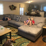 Ballinasloe Platinum 3 Piece Right Chaise Sectional Slumberland
