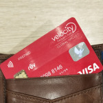 Men's Fossil Brown Louisville Cardinals Leather Ryan RFID Passcase Wallet