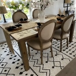 Round back paige discount upholstered dining armchair