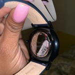 The Minimalist Two Hand Black Leather Watch FS5447 Fossil