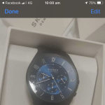 Grenen Chronograph Charcoal Stainless Steel - Mesh SKW6821 Skagen Watch
