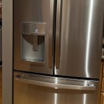PYE22KYNFS by GE Appliances - GE Profile™ Series ENERGY STAR® 22.1 Cu. Ft.  Counter-Depth Fingerprint Resistant French-Door Refrigerator with  Hands-Free AutoFill