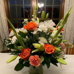 Sincerest Sorrow™ Peach, Orange & White | 1800Flowers.com