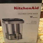 KitchenAid Xl Cold Brew Coffee Maker in Stainless Steel, NFM