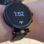Gen 4 Smartwatch Sloan HR Two Tone Black and Tortoise Stainless