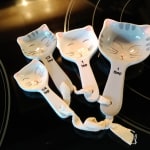 Great Choice Products Cat Shaped Ceramic Measuring Spoons - Gift