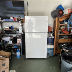GE® 33 in. 21.9 Cu. Ft. Garage Ready White Top Freezer Refrigerator  GTS22KGNRWW