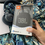 JBL Clip 4 Eco Portable Bluetooth Speaker (White)