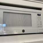 PES7227SLSS GE Profile 24 2.2 cu. ft. Countertop Microwave with Control  Lockout and Sensor Cook - Stainless