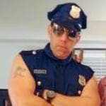 Adults Mens Under Arrest Police Sexy Cop Fancy Dress Stripper