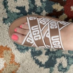 La cloud sandal rock rose on sale