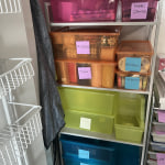 Orange Tidy Boxes