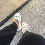 ★CROCS★ Classic Platform Clogs Women's White 206750100 206 Crocs Clogs Shoes Sz Women's 11 White Classic Platform Fur