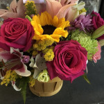 ♡ 　no1 Sunny Garden Basket™ arranged by a florist in New Hyde Park, NY