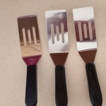Pampered Chef Mini Slotted Spatula Stainless Serving Cookie Brownies Vtg  #2622