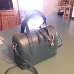 Fossil sydney satchel midnight navy top