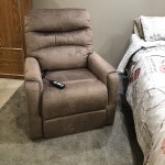 Mega motion 3 position lift chair with heat and massage in spice stone shop