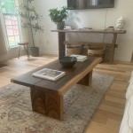 World market live edge coffee outlet table