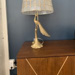 Brass Art Deco Peacock Table Lamp Base World Market