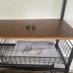 Honey can do best sale black matte bakers rack