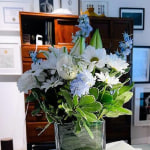 Healing Tears™ Blue & White | Sympathy Flowers Delivered