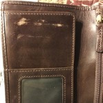 Fossil Men&s Derrick Executive Leather Wallet - Dark Brown