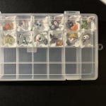 Large Adjustable Compartment Bead Storage Box with Handle by Bead Landing™, 14.7 x 12 x 2.3