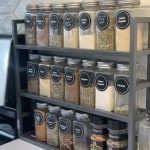 Iron Spice Rack  The Container Store