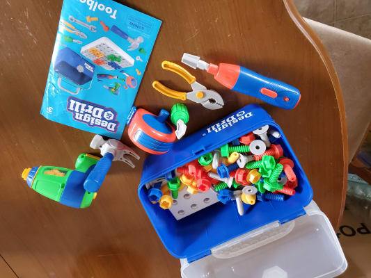 Design Drill Toolbox Toy Drill Learning Resources