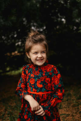 Girl Dark Marine Rose The Holiday Frills Dress by Janie and Jack