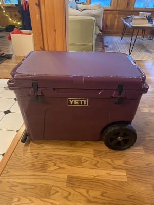 Harvest red haul with sidekick attached : r/YetiCoolers