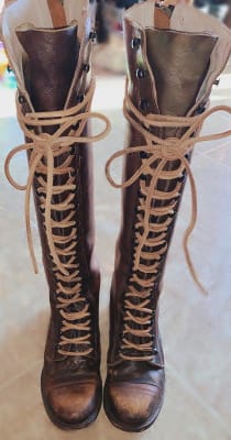 Freebird by Steven Arlo Boot Women s Shoes in Tan Multi Buckle