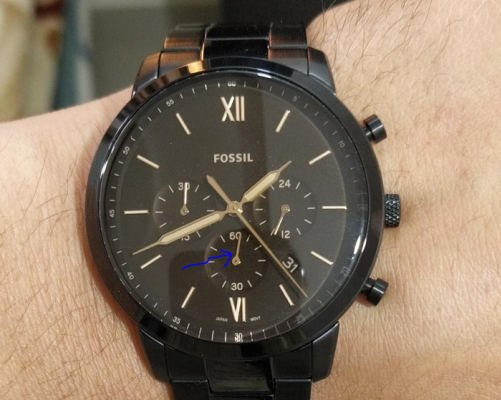 Neutra Chronograph Black Stainless 