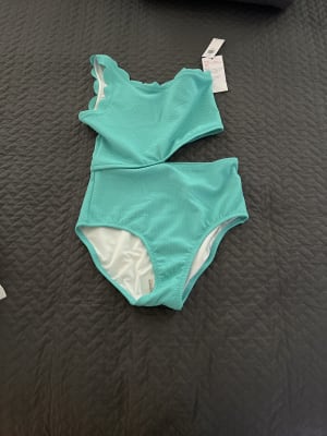 Scalloped one piece swimsuit old navy top