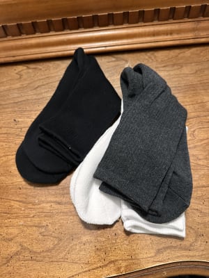 4 Pairs Mens Classic Ankle Socks Quarter Crew Sport Cotton White Grey —  AllTopBargains