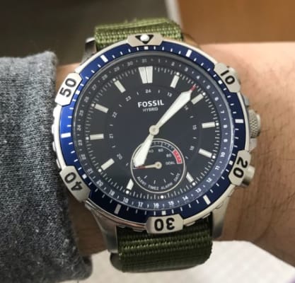 Hybrid top smartwatch garrett