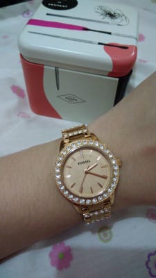 Jesse Rose-Tone Stainless Steel Watch 