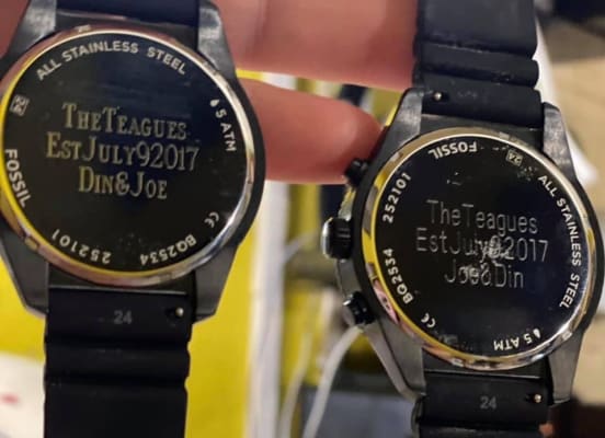 Brox Multifunction Black Silicone Watch 