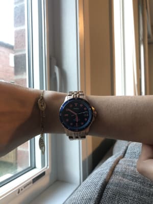 FB-01 Three-Hand Date Rose Gold-Tone