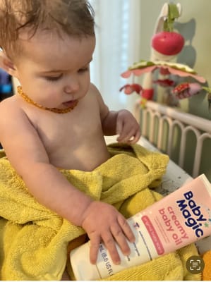 Baby magic creamy baby oil clearance