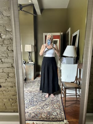 High Waisted Crinkle Gauze Maxi Skirt Old Navy