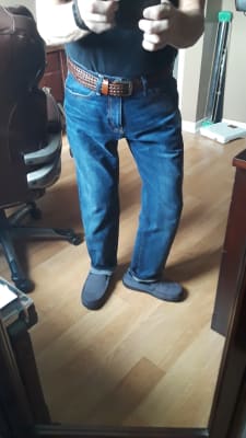 Wrangler Men's Cowboy Cut Active Flex Slim Fit Jean, Black, 34W x