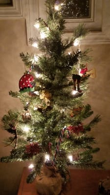 3 Mini Pre Lit Cashmere Christmas Tree Big Lots