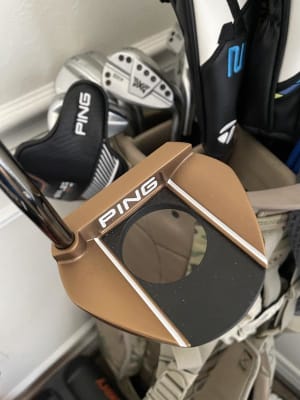 New Ping Ping Heppler Armlock Piper Slight Arc Putter Long New Ping Ping Heppler Armlock Piper Slight Arc Putter Long